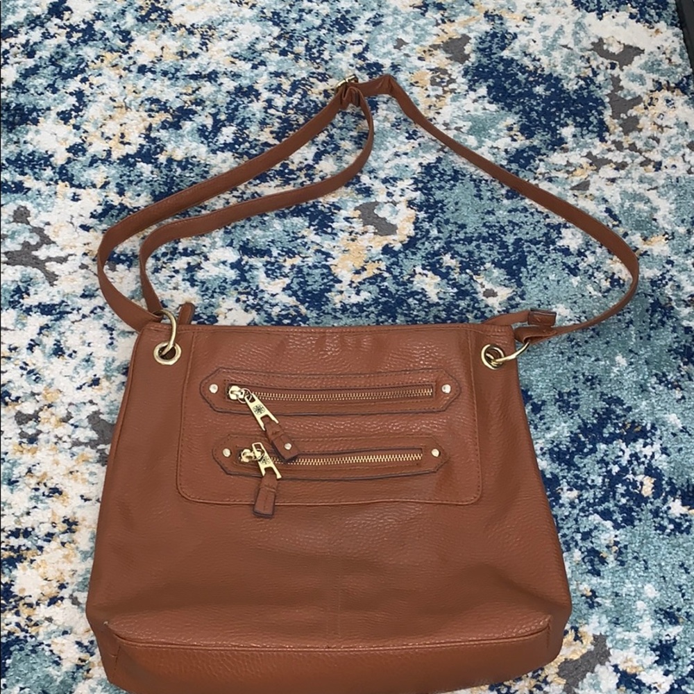 Camel Brown Cross-Body/Shoulder Bag